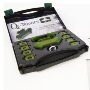 NEW Bas Rutten O2 Lung Trainer for Improving Diaphragmatic Breathing - green